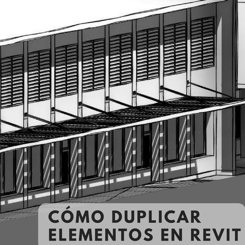 Cómo duplicar elementos con Revit